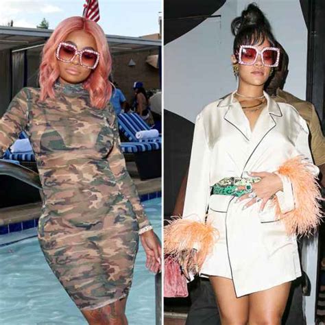 Blac Chyna and Rihanna Wore the Same Pink Gucci Sunglasses 